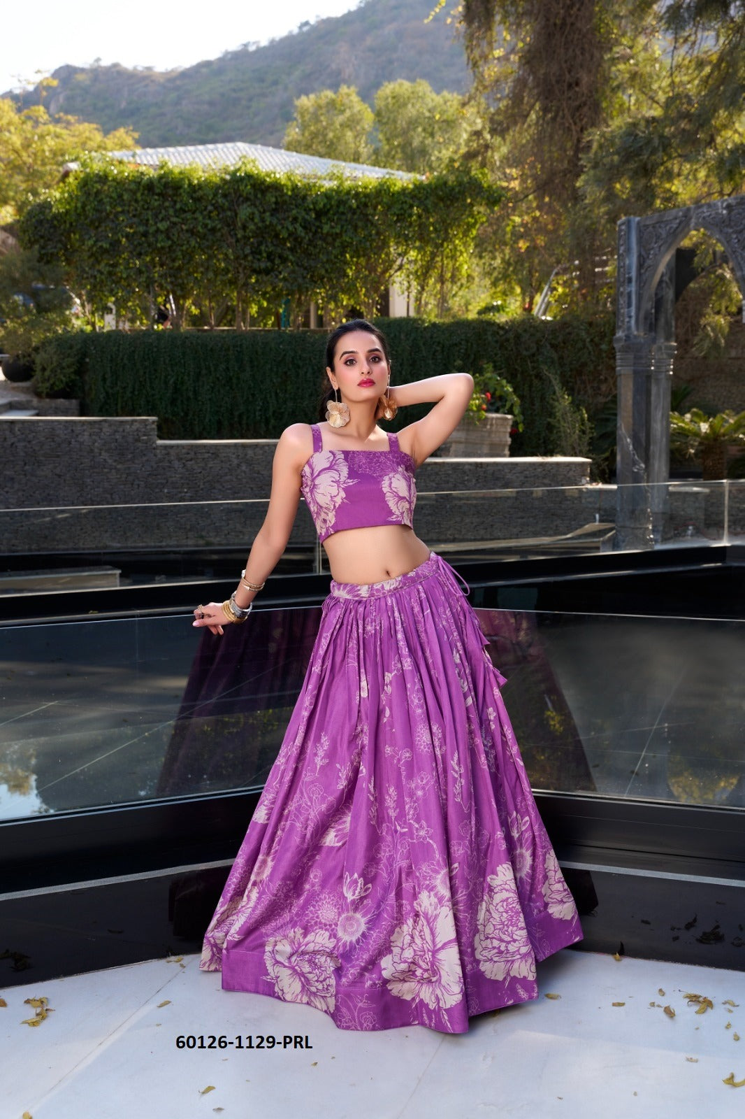 Readymade Lehenga Choli with Silk Jacket – Party & Wedding Wear - 60126 A