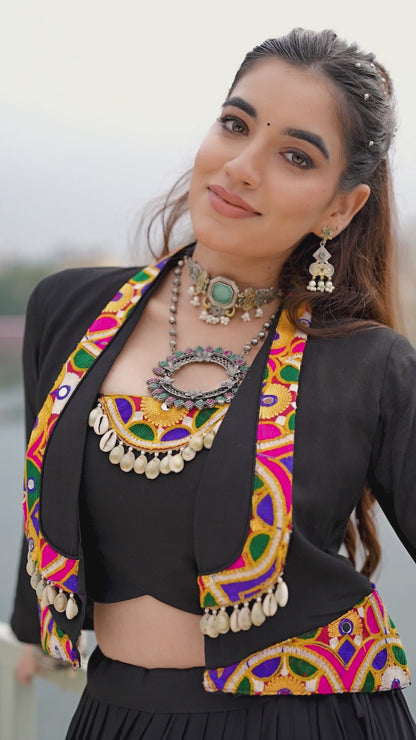 🌸 RAJUDI Navratri Special Lehenga Choli with Koti 🌸 59941 A